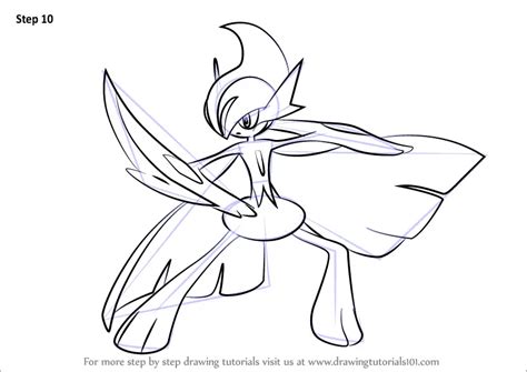 How To Draw Mega Gallade Step By Step .